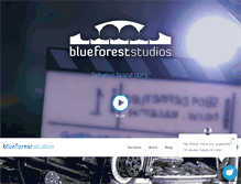 Tablet Screenshot of blueforeststudios.com